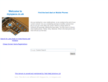 Tablet Screenshot of myspace.co.uk